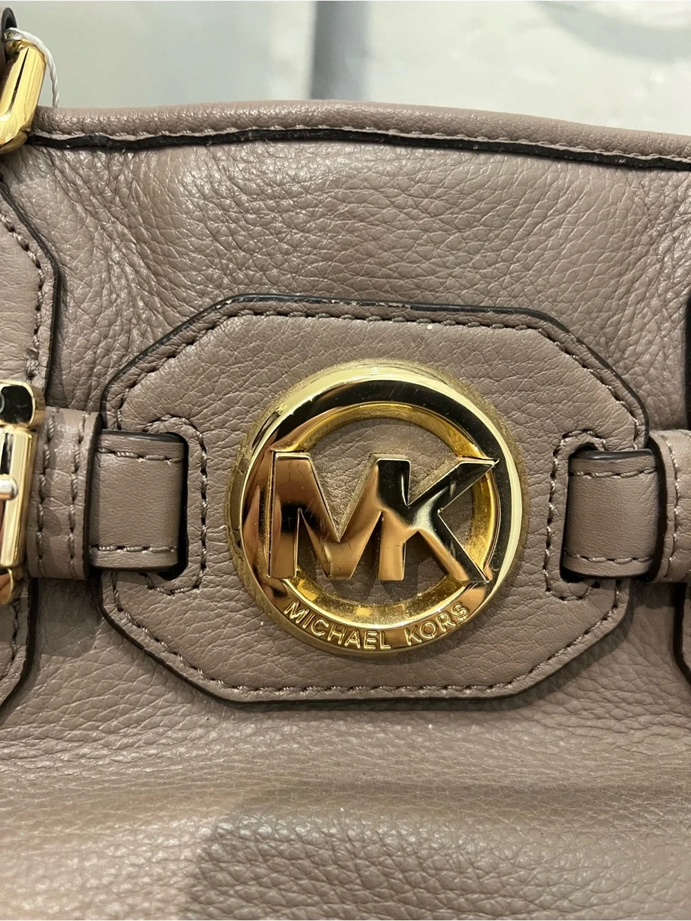 Michael Kors Hudson grey satchel bag